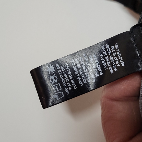 House of Widow Slinky Spandex Triangle bra Gray Women's Extra Large XL NWT - Picture 8 of 11